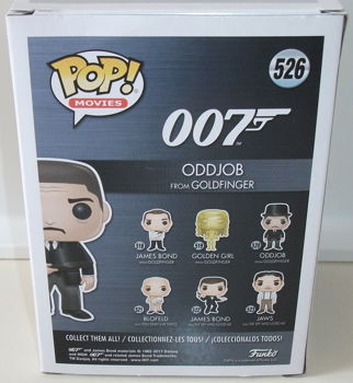 Funko Pop! 526 *** ODDJOB *** Exclusive 007 James Bond - 2