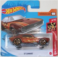 Hot Wheels *** '67 CAMARO *** #231 HW Flames *NIEUW*