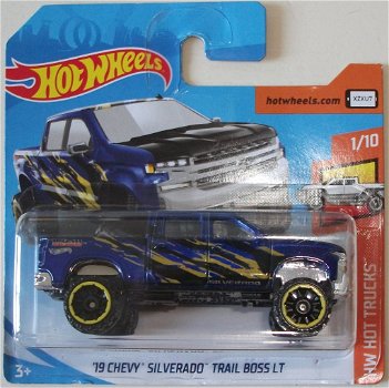 Hot Wheels *** '19 CHEVY SIVERADO TRAIL BOSS LT *** #83 HW Hot Trucks *NIEUW* - 0