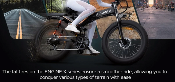 ENGWE X24 Electric Bike 24*4.0 inch Fat Tire 50km/h Max Speed - 4