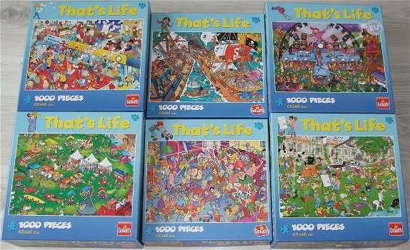 Diverse *** PUZZELS THAT'S LIFE *** 14 stuks - 4