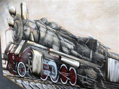 trein , 3 d , schilderij - 6