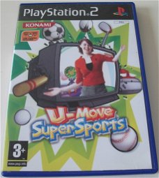 PS2 Game *** U-MOVE SUPER SPORTS ***