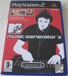 PS2 Game *** MTV MUSIC GENERATOR 3 ***