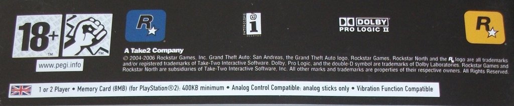 PS2 Game *** GRAND THEFT AUTO *** San Andreas - 2