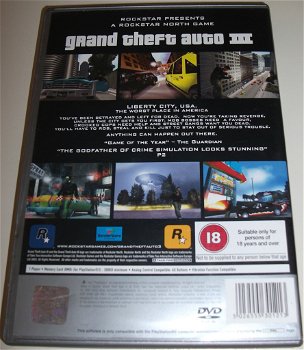 PS2 Game *** GRAND THEFT AUTO III *** Liberty City USA - 1