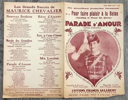 The Love Parade Parade d'Amour 1929 Maurice Chevalier - 1