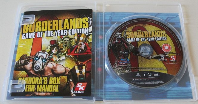 PS3 Game *** BORDERLANDS *** Game Of The Year Edition - 3