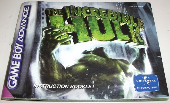 GBA Game *** THE INCREDIBLE HULK *** Inclusief poster - 2