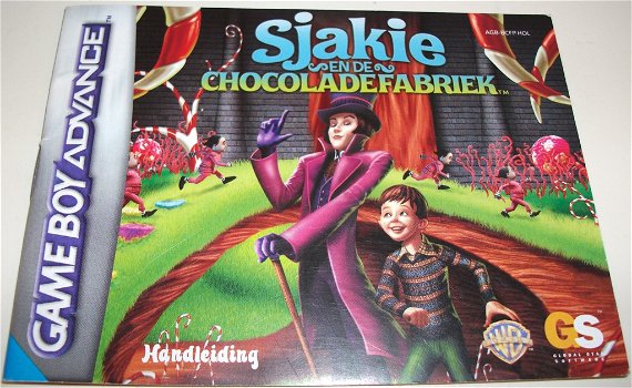 GBA Game *** SJAKIE EN DE CHOCOLADEFABRIEK *** - 2