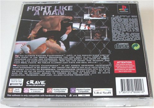 PS1 Game *** ULTIMATE FIGHTING CHAMPIONSHIP *** - 1