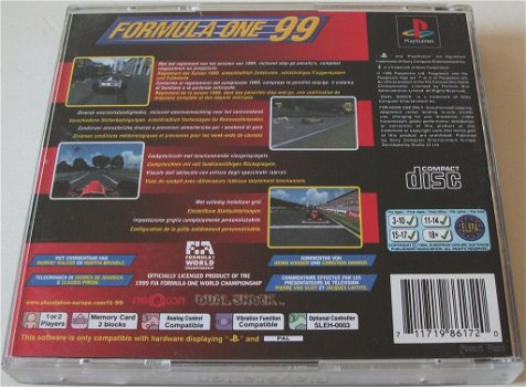 PS1 Game *** FORMULA ONE 99 *** - 1