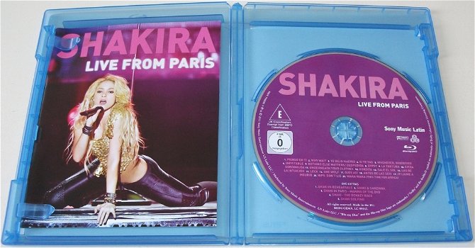 Blu-Ray *** SHAKIRA *** Live From Paris - 3