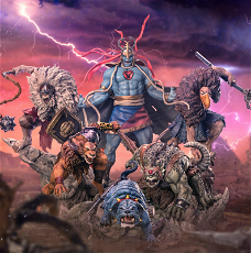 Iron Studios Thundercats mutant villains statue set