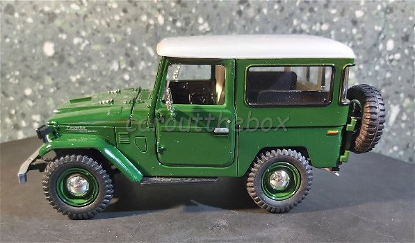 Toyota FJ40 groen 1/24 Motormax Mo080 - 0