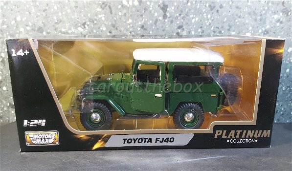 Toyota FJ40 groen 1/24 Motormax Mo080 - 3