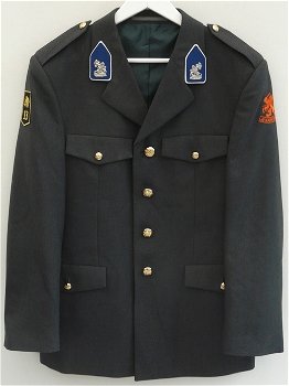 Uniform DT2000, Jas&Broek, 13 Gemechaniseerde Brigade, Regt. Huzaren v. Sytzama, KL, maat 48-48¼.(1) - 0