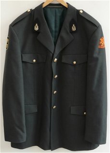 Uniform DT2000, Jas&Broek, 13 Gemechaniseerde Brigade, Regt. Technische Troepen, KL, maat: 55-52.(1)