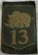Embleem, Mouw, GVT, 13 Gemechaniseerde Brigade, Koninklijke Landmacht, jaren'90.(Nr.1) - 0 - Thumbnail