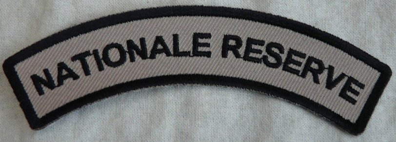 Naamlint, Gevechtstenue, Korps Nationale Reserve, Koninklijke Landmacht, jaar 2000.(Nr.1) - 0