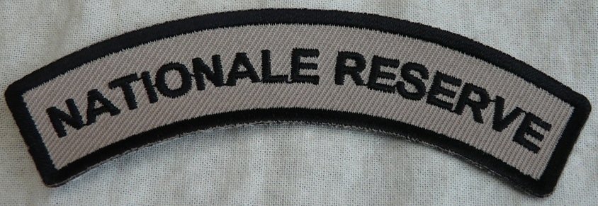 Naamlint, Gevechtstenue, Korps Nationale Reserve, Koninklijke Landmacht, jaar 2000.(Nr.1) - 1