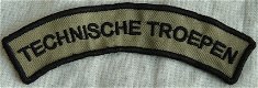 Naamlint, Gevechtstenue, Regiment Technische Troepen, Koninklijke Landmacht, jaar 2000.(Nr.1) - 0 - Thumbnail