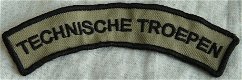 Naamlint, Gevechtstenue, Regiment Technische Troepen, Koninklijke Landmacht, jaar 2000.(Nr.1) - 1 - Thumbnail
