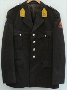Uniform DT63 (Jas&Broek) 41 LtBrig/Mechbrig, Regt Technische Troepen, KL, maat 49-78/80, 1986/87.(1)