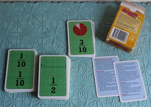 Het Breuken kaartspel - 2 spellen in 1 - 2