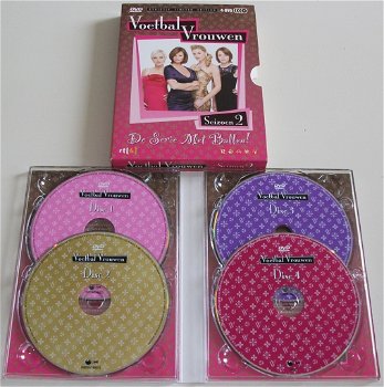 Dvd *** VOETBAL VROUWEN *** 4-DVD Limited Edition Seizoen 2 - 3