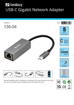 USB-C Gigabit Network Adapter - 2
