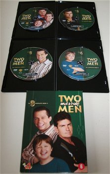 Dvd *** TWO AND A HALF MEN *** 4-DVD Boxset Seizoen 3 - 5