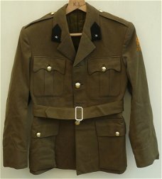Uniform DT (Jas&Broek), Officier, Technische Troepen, Koninklijke Landmacht, 1958.