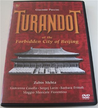 Dvd *** TURANDOT *** At the Forbidden City of Beijing - 0