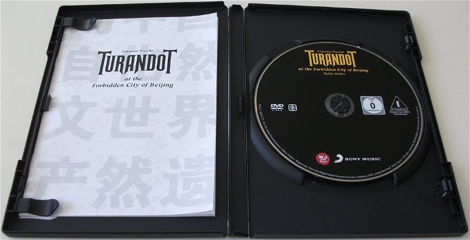 Dvd *** TURANDOT *** At the Forbidden City of Beijing - 3