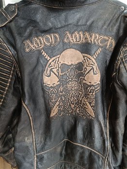 Leren jas L viking Death metal Amon amarth - 0