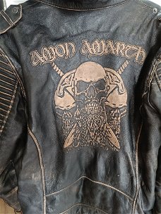 Leren jas L viking Death metal Amon amarth