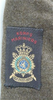 Jas, Uniform VT, Korps Mariniers, M37 Battledress, Koninklijke Marine, maat: 46, jaren'50.(Nr.2) - 2