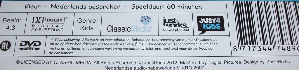 Dvd *** THEODOOR DE SLEEPBOOT *** Deel 1 - 2