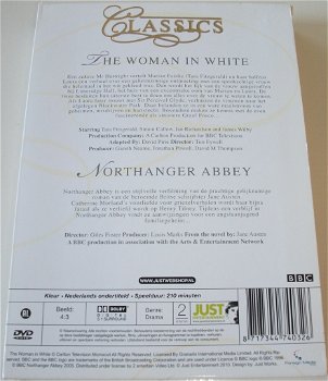 Dvd *** THE WOMAN IN WHITE & NORTHANGER ABBEY *** 2-DVD Boxset - 1