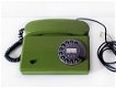 Vintage groene telefoon met draaischijf - 0 - Thumbnail