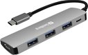 USB-C Dock HDMI + 3x USB + PD 100W Mini Dock - 1 - Thumbnail