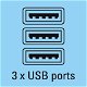 USB-C Dock HDMI + 3x USB + PD 100W Mini Dock - 6 - Thumbnail