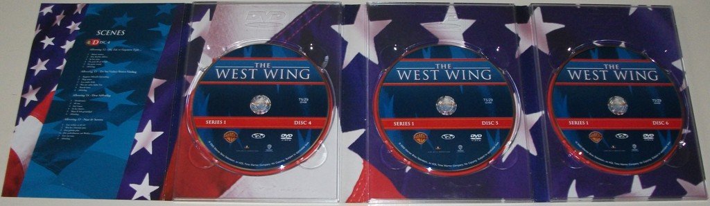 Dvd *** THE WEST WING *** 3-DVD Boxset Seizoen 1: Afl 12-22 - 2
