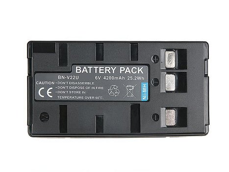 New battery 4200mAh/25.2WH 6V for JVC BN-V22U - 0