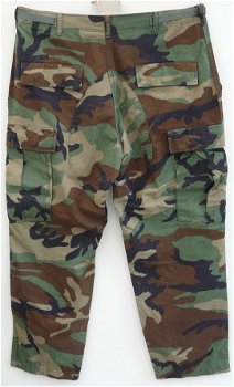 Broek, Trousers Hot Weather Combat, Korps Mariniers, M81 Woodland Camo, maat 6775/7989, jaren'90.(1) - 3
