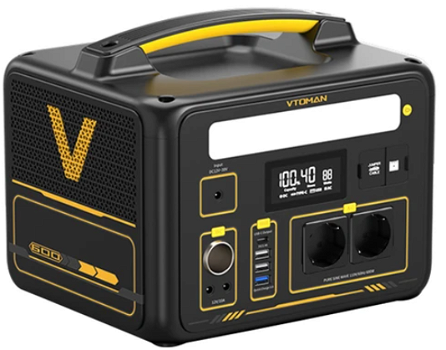 VTOMAN Jump 600 Portable Power Station, 640Wh LiFePO4 Battery - 0