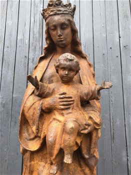 Heilige Maria , tuinbeeld , - 5