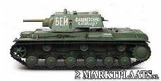 RC tank Russische KV-1 6mm 1:16 met rook en geluid nieuw!!