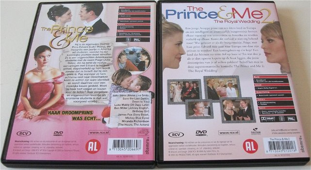Dvd *** THE PRINCE & ME *** 2-Dvd Boxset Deel 1 & 2 - 6